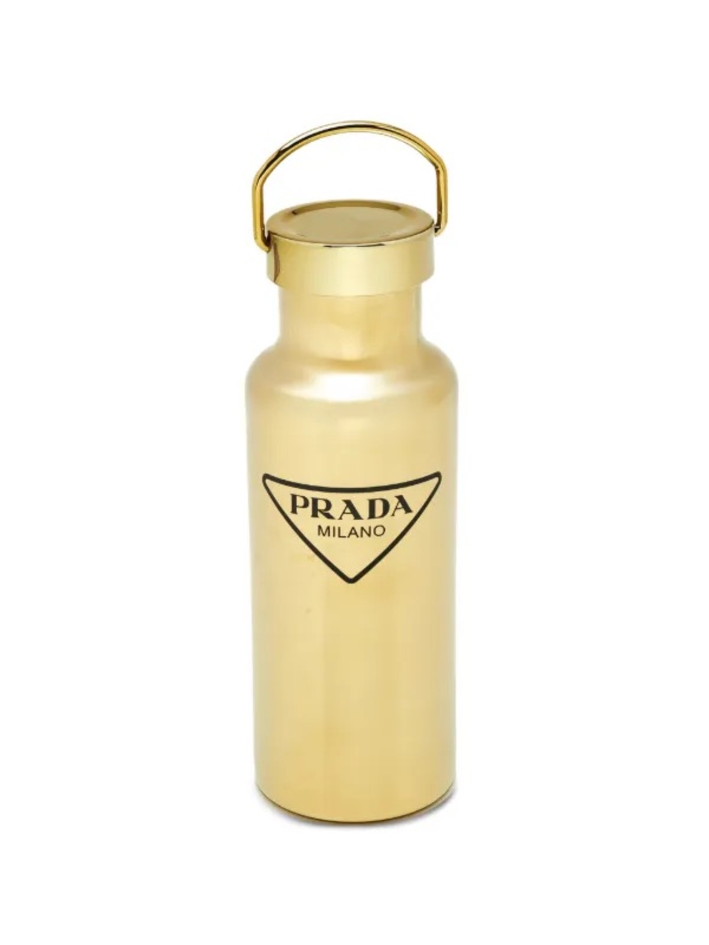 Prada Gold Stainless Steel water bottle
